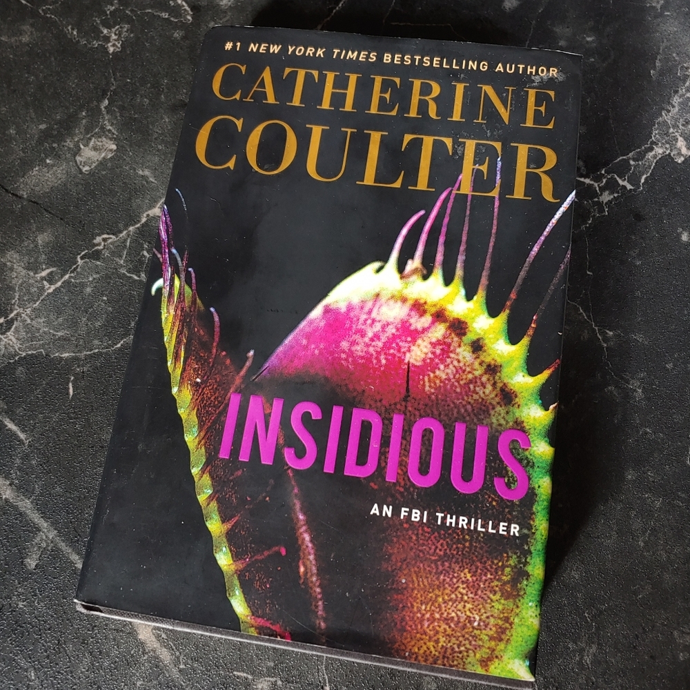 Catherine Coulter's Insidious Hardback edition.
